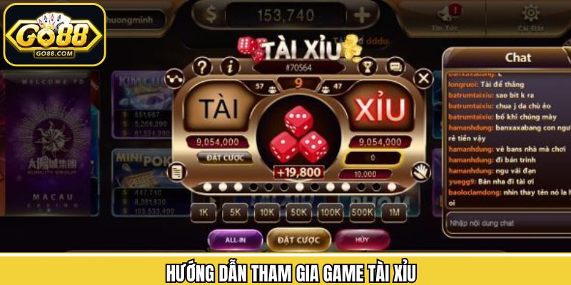 Tài Xỉu - Trò Chơi Cá Cược Đỏ Đen Với Phần Thưởng Lớn Go88 2 Hướng dẫn quy trình, luật chơi trong game sicbo Go88