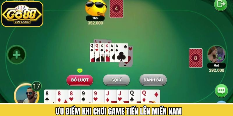 Tiến Lên Miền Nam – Trò Chơi Bài Online Hấp Dẫn Tại Go88 2 Những lợi ích nổi bật tiến lên miền Nam